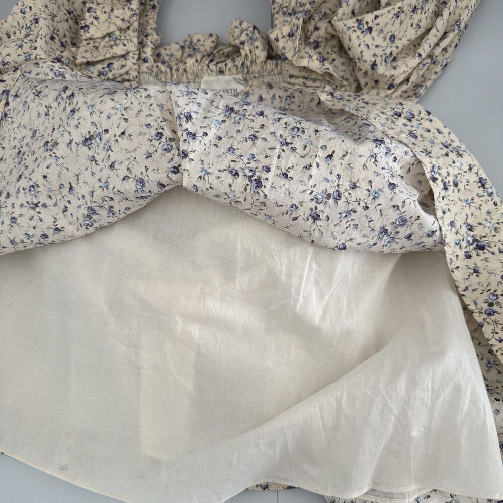 Tuckernuck Hyacinth House Floral Mini Dress Extra Small Womens Cottagecore New - Picture 5 of 11